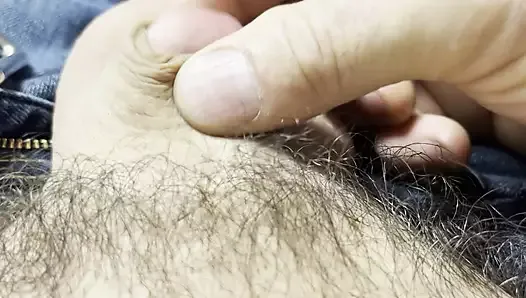 Tiny cock rub