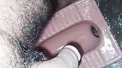 Sexy hot boy pissing in the toilet
