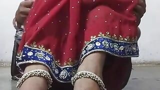 Wear saree full video