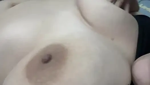My tits full of milk