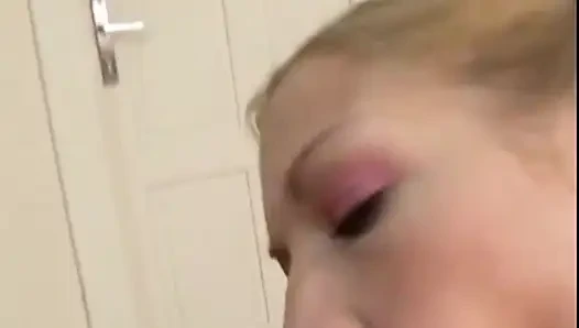 Spit on My Big Hard Cock, Young Slut. I Wanna Full Your Mouth and Cumshot in It