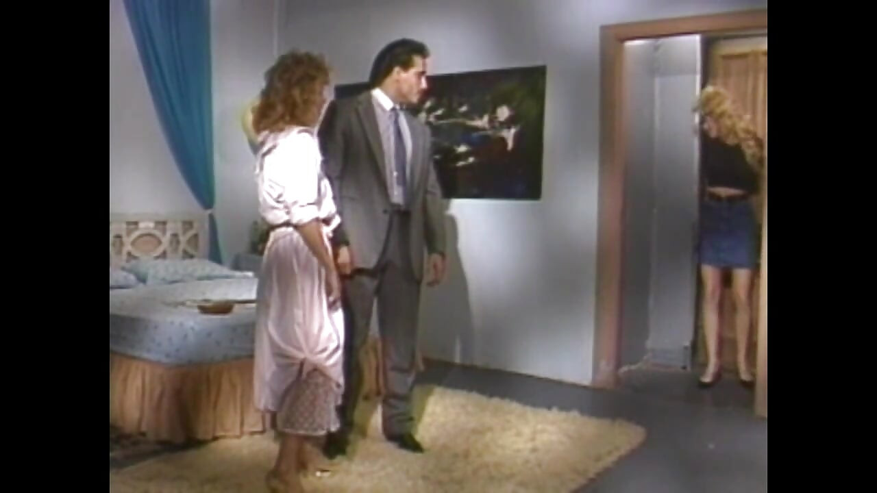 Vintage sex för en otäck blond slampa