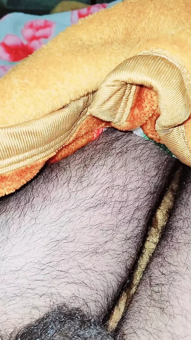 Penis massage with soft hands, hard penis