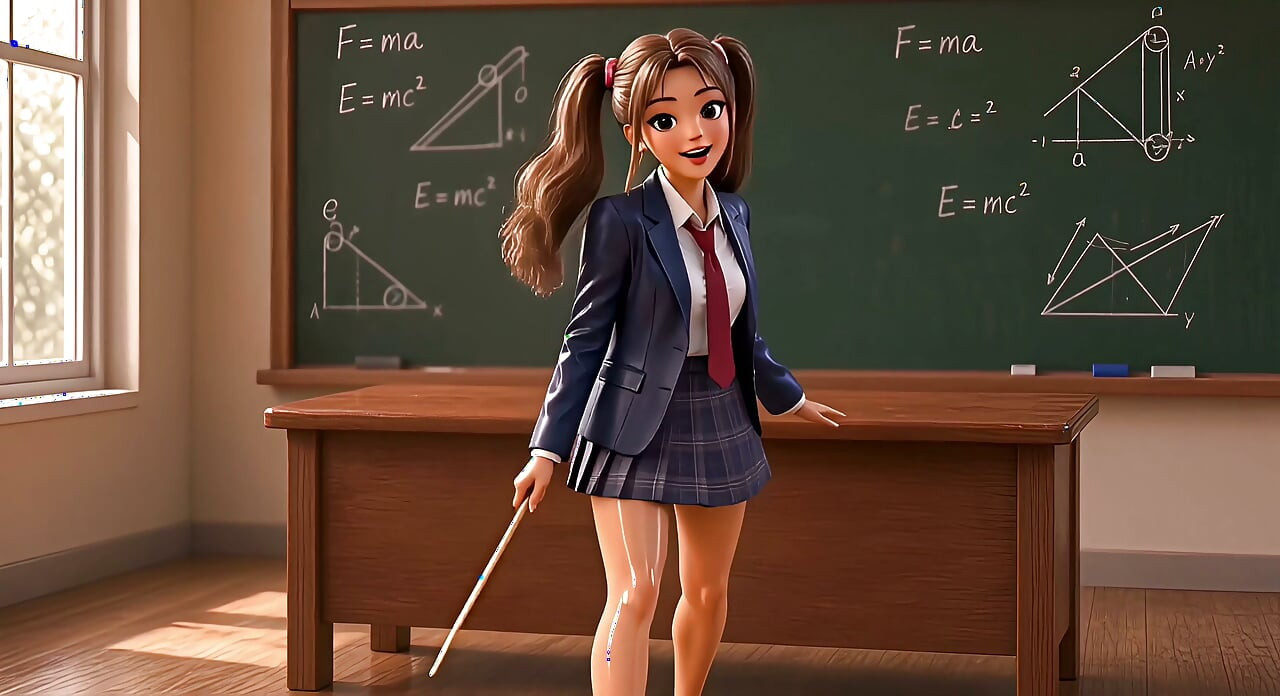 Stayed After School and Teen Teacher Showed Me a Few Lessons