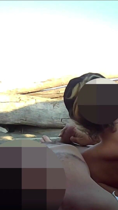 French Teacher Handjob Amateur on Nude Beach public to stranger with Cumshot - MissCreamy | Clip 1