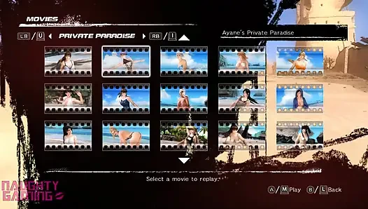 DOAX3 в DOA5 MOD танец на шесте