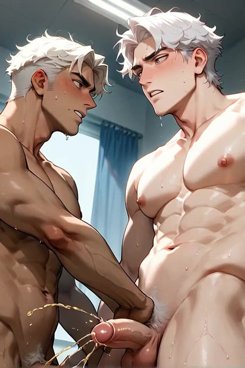 Fantastic XXX Act at the Office Desk with a Muscle Man Spread Broad Open. It's Super-steamy Super-hot Nude Porn Time!