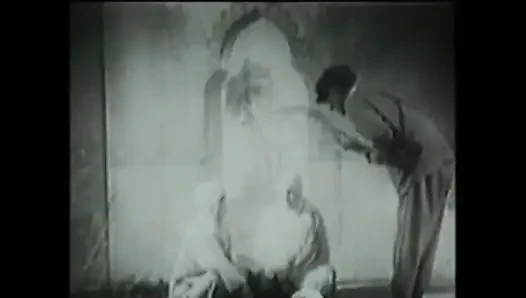 Hot Blonde MILF Sucks and Fucks a Big Vintage Cock (black and White Porn)