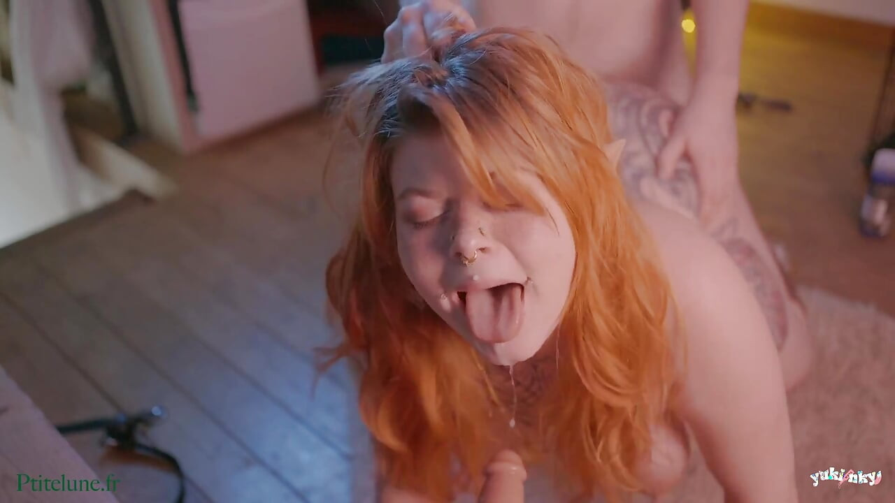 Redhead Sex Slave, He Does What He Wants!