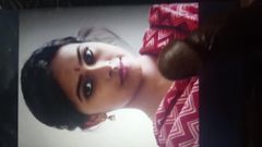 Cum on Tamil actress Sridivya