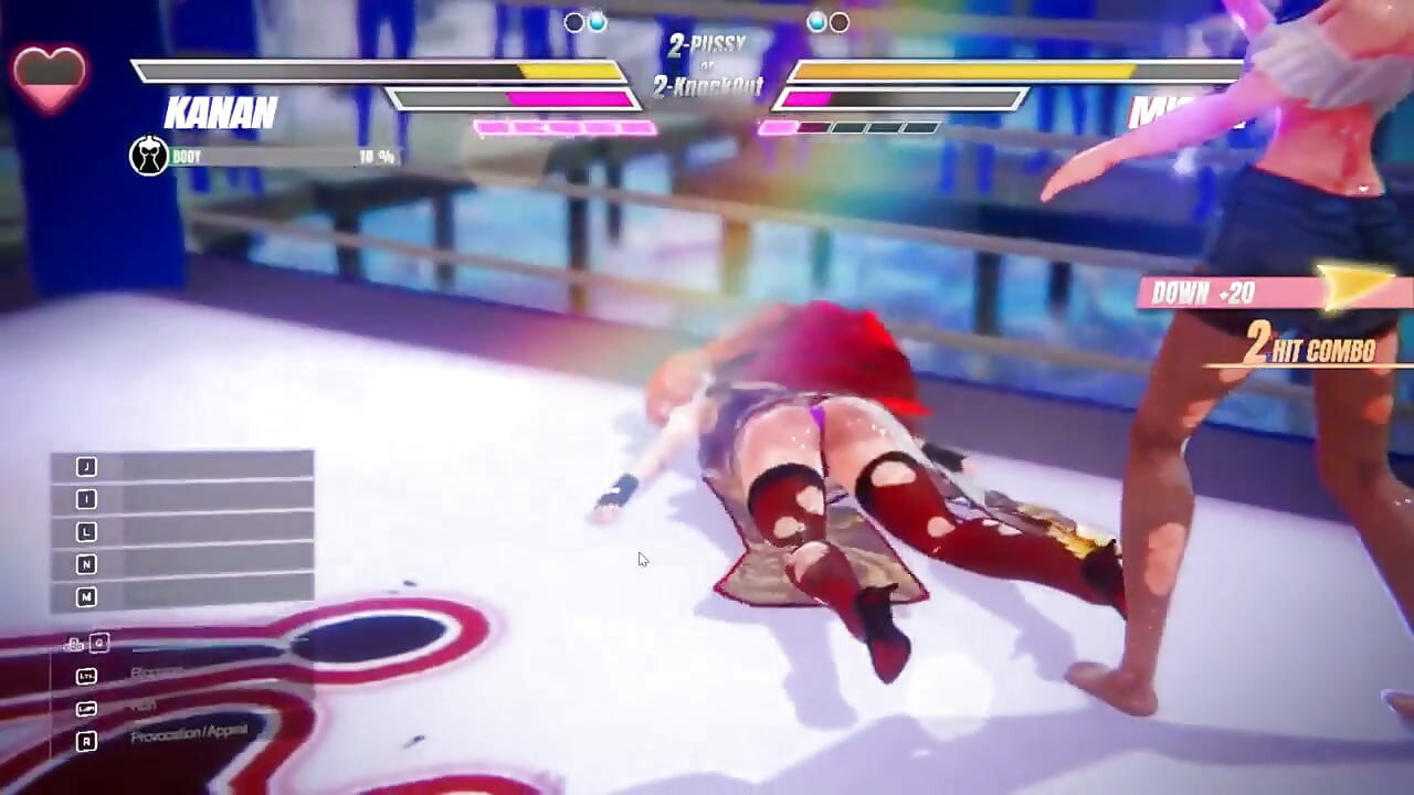 Lesbian Battle BDSM Hentai Game Ep.1 Readhead Lesbian Scissoring and Squirting Fight!