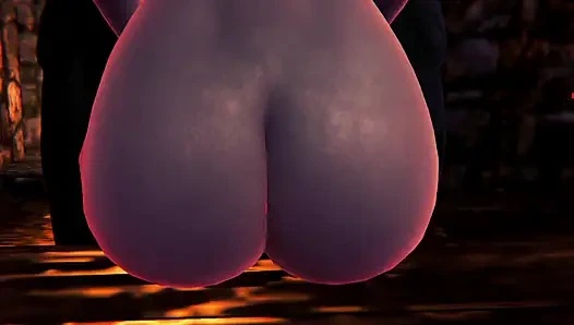 Сексуальная покорная, получающая удовольствие от своего господина - 3D FULL АНИМАЦИЯ