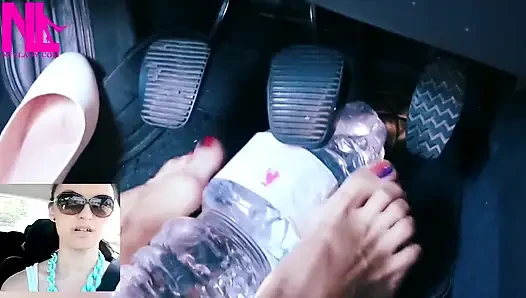 Brake Failure with a Bottle Stuck Under the Brake Pedal
