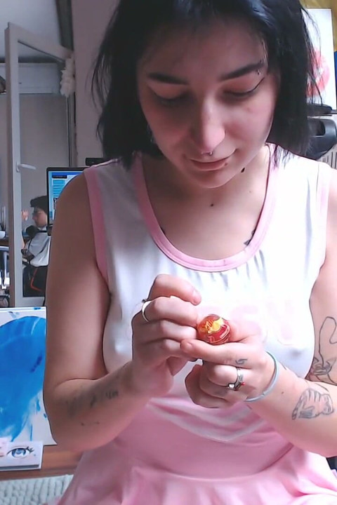 Sucking a Lollipop