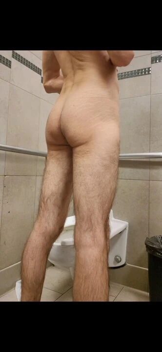 Public Bathroom Latino Slut Exposed Ass Wide Open