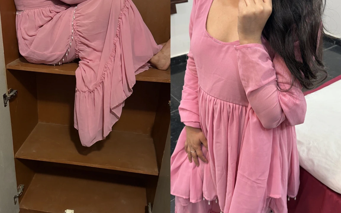 我把我的女友从almirah上拿出来, 和她玩重口味性爱