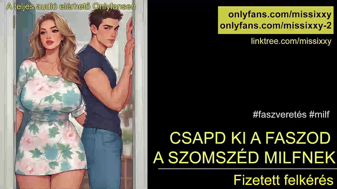 अपने लंड को अगले दरवाजे वाली चोदने लायक मम्मी के सामने स्लैम करें - हंगेरियन ऑडियो