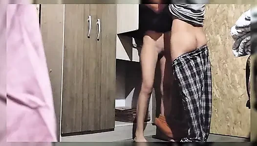 After class I take my coed to my house to "study" in the closet