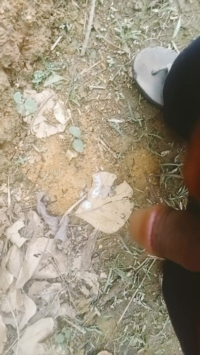 Waiting for girlfriend in the forest