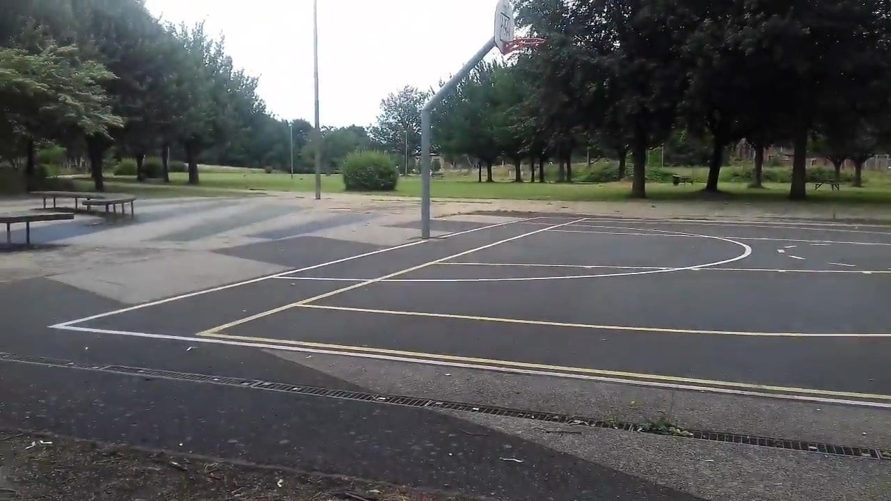 His underwear off in public park