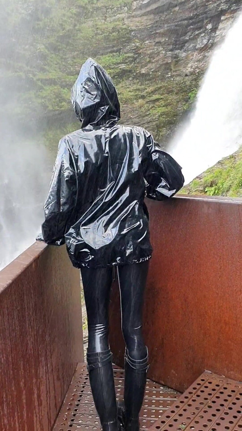 OnlyFans teaser - Rubber rainwear adventures!