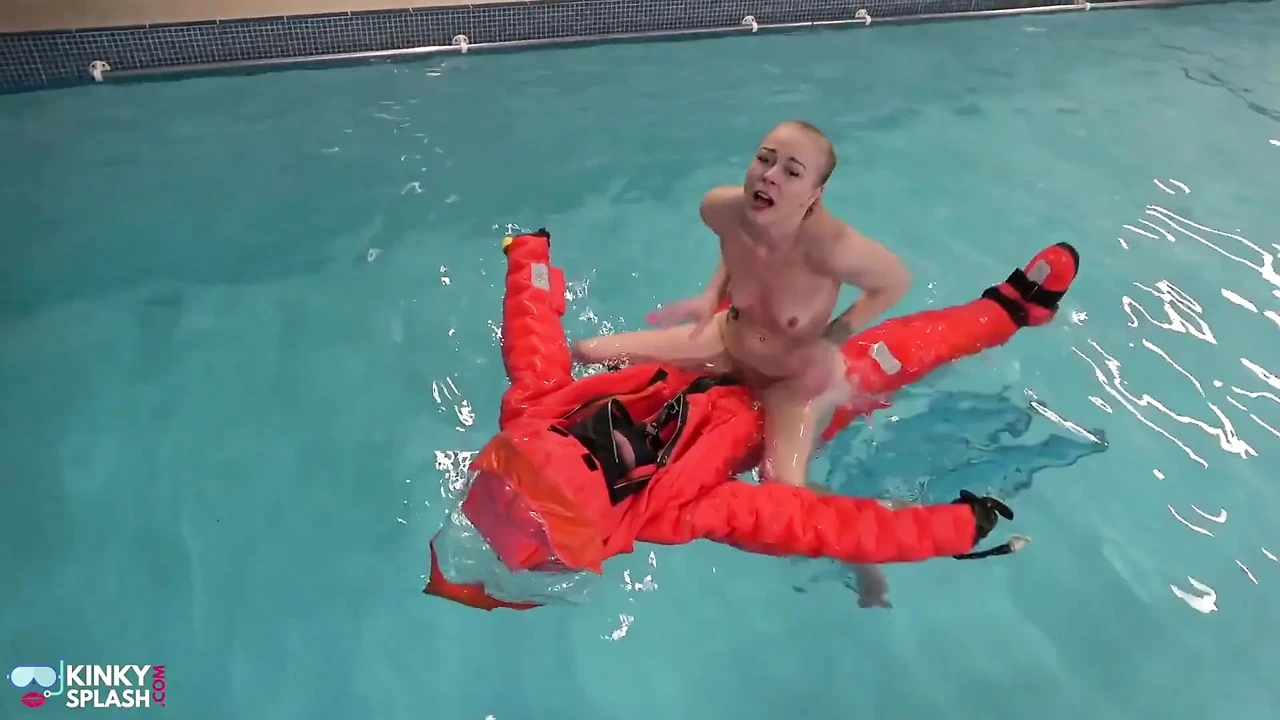 Naked and Horny on My Inflatable Submarine Girl