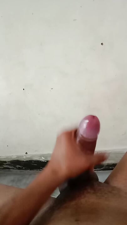 Young Boy Massaging Penis