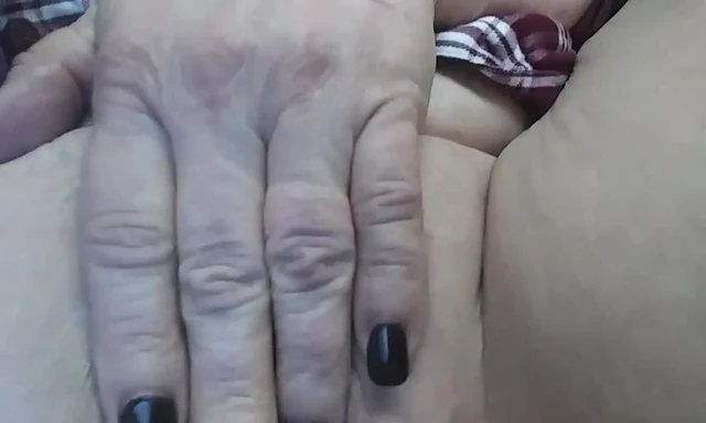 Ex plays with her pussy for me