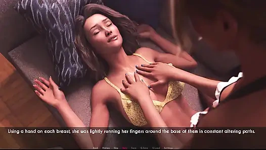 Awam sophia membiarkan nicole memijatnya