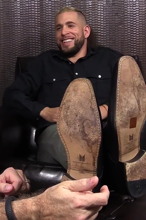 Bearded Stud Tino Gets Foot Worshiped