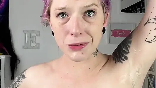 Behaarte achselhöhle, spuckspiel