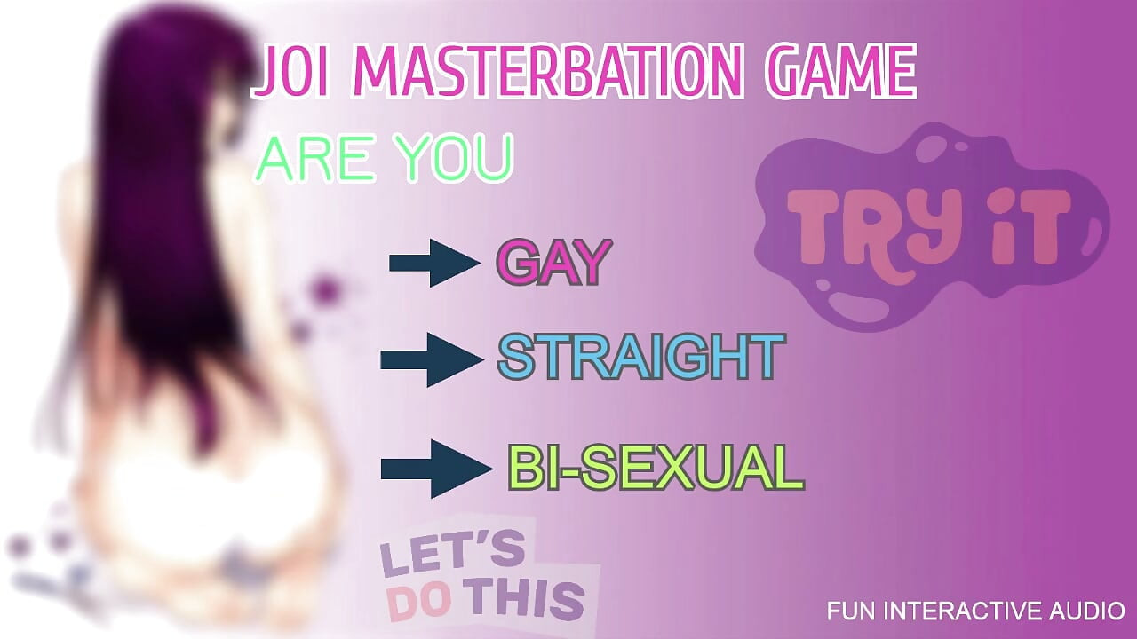 JOI Masterbation Game Are You Straight Gay or Bi