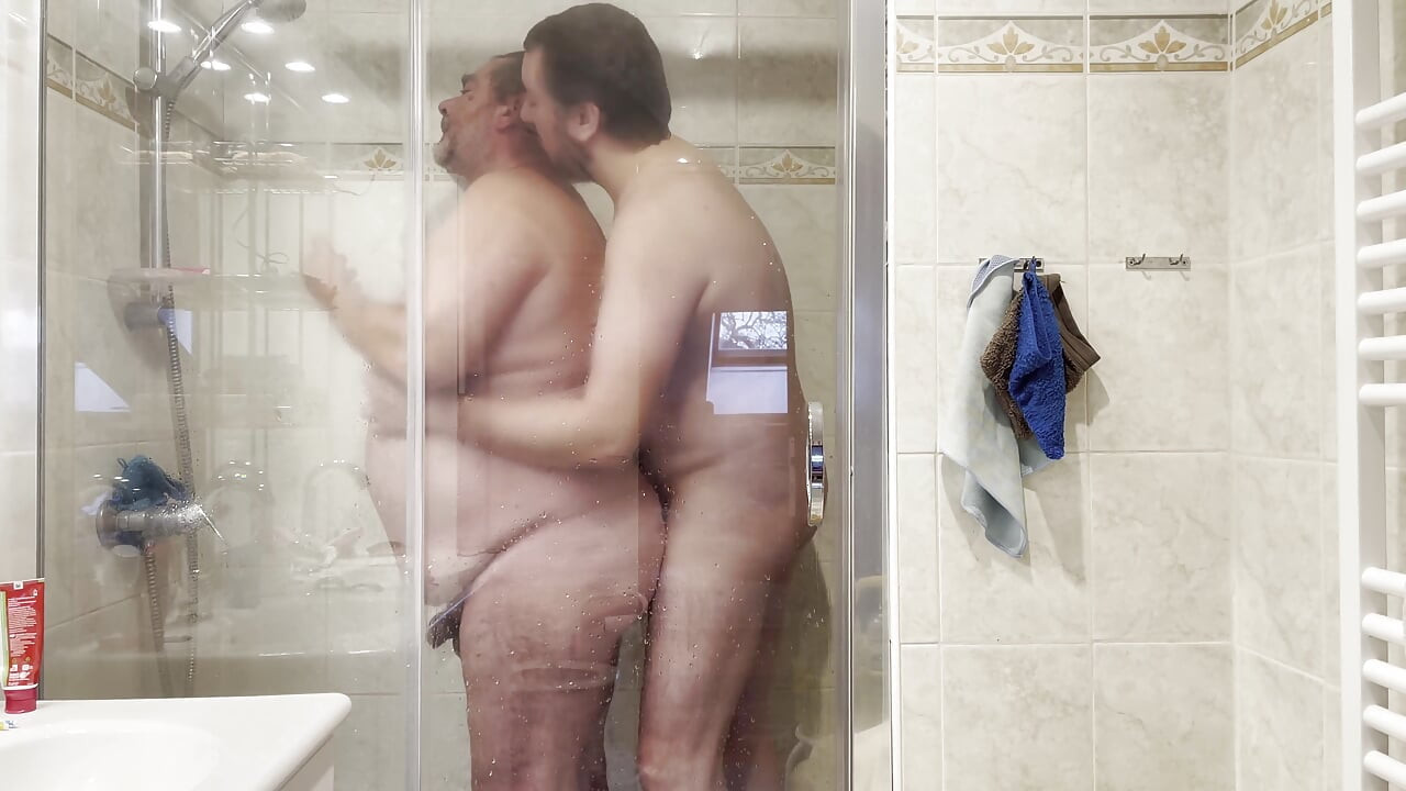 A Shower Is Better with Two Men