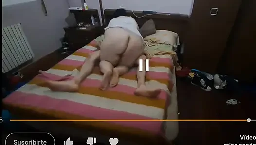 Şişman ve olgun kadınla sert seks