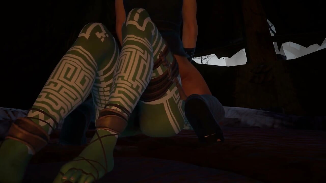 Pounding a Tribal Orc Woman Only to Cum on Her Tits