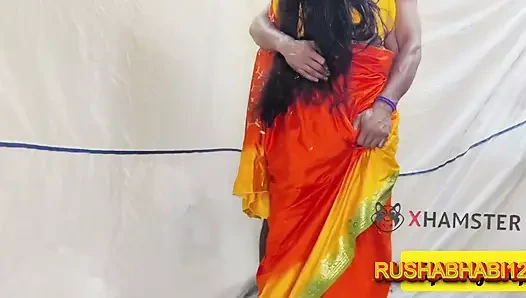 Indian Wife and Husband's Friend Both Had Sex Secretly When Wife Was Angry with Husband