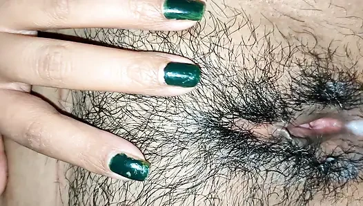Water was released by touching the sexy girl, the material for fucking.