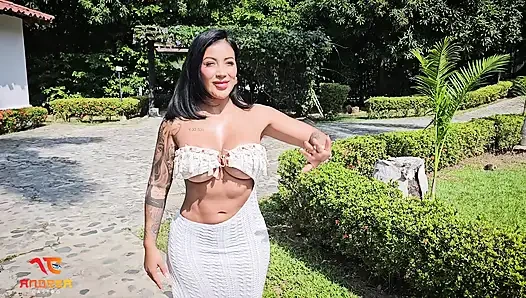 Gardener's fantasy of a threesome with his boss and Mariana Martix - Andrea Castro & Brandon Cruz