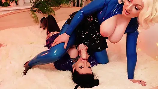Islak pembe amcıklı azgın orta yaşlı seksi kadınlar derin penetrasyonlu seks, arya grander tarafından ateşli cazibe hakimiyeti