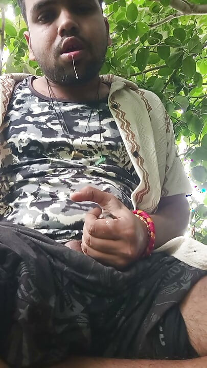 Alone in forest area so I decided to watch hot and sexy videos