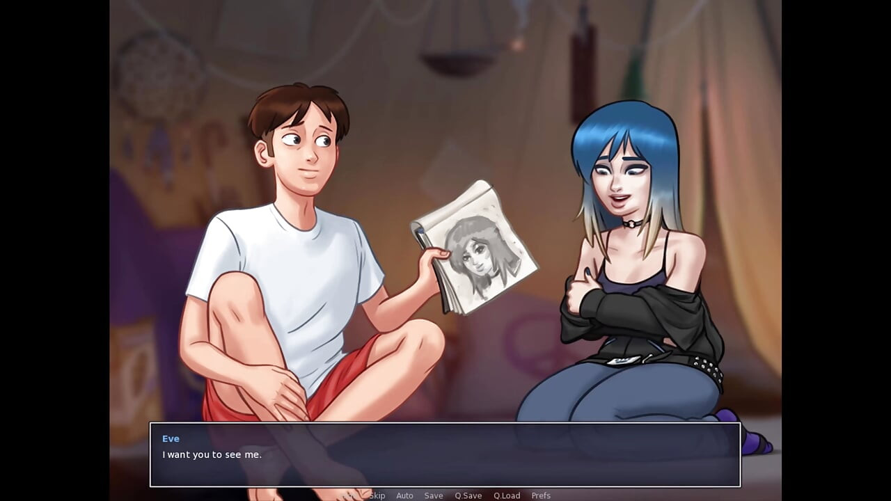 Summer time saga - Eve gave me a hand job.