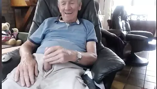 horny Grandpa with big cock