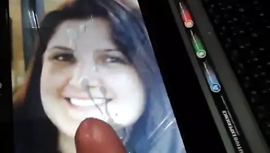 Muita porra na cara da Bruna