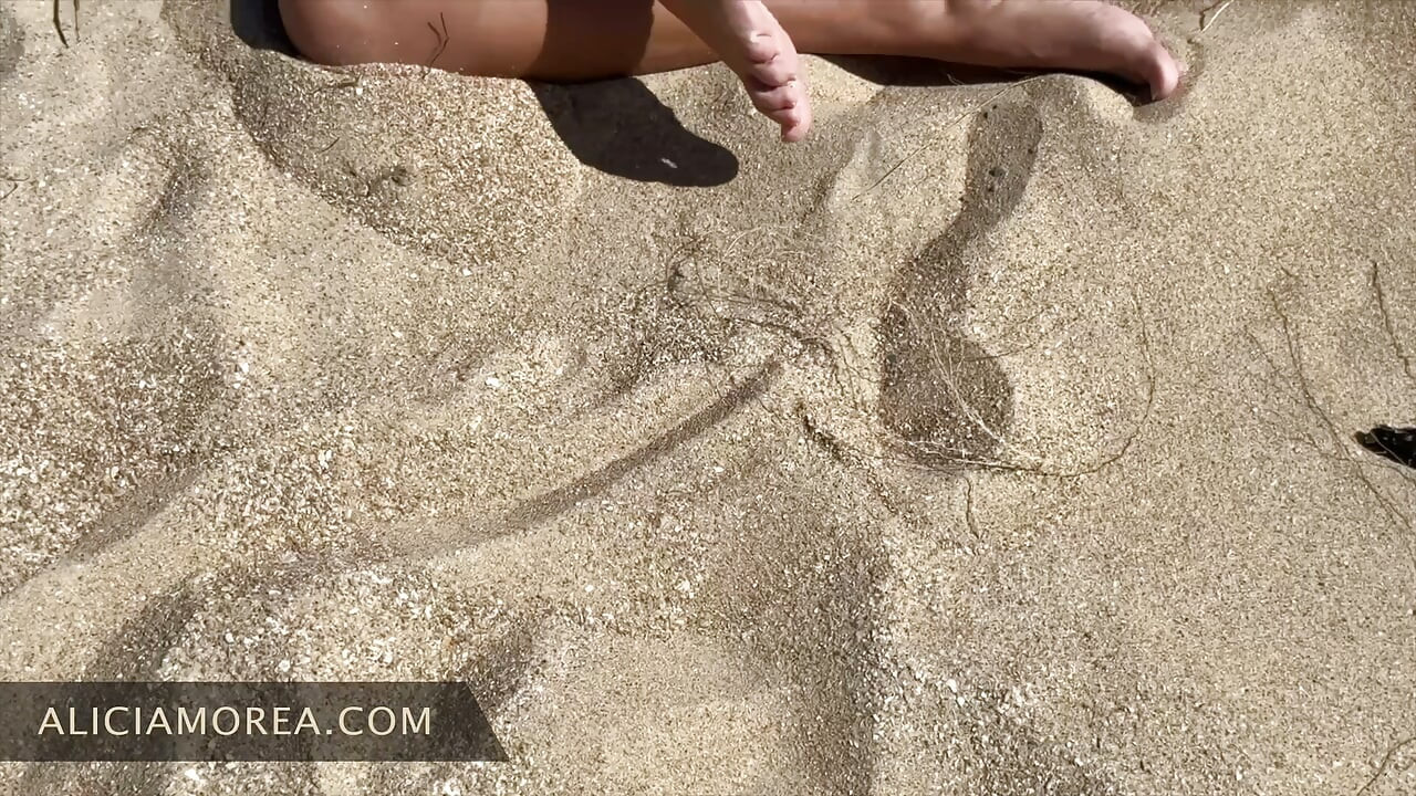 Instruction from husband: No clothes on the beach!