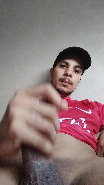 Spectacular moment from "Masturbation of a handsome Saudi guy with an imaginary 😻 penis"