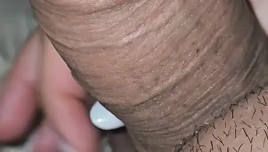 Step mom fall in love of step son abd handjob his big dick after her husband funeral