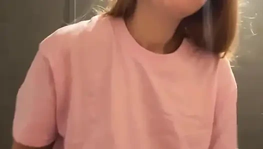 Squirting in the public so hard