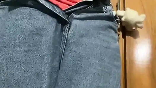 She came home, she's really turned on by my erect nipples, she's caressing me!