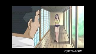 セクシーなアニメ美女がワイルドなハンマーリングと顔射