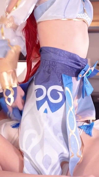 Face Sitting Genshin Impact Nilou Cosplayer, Asian Hentai Cosplay 9 | Clip 1